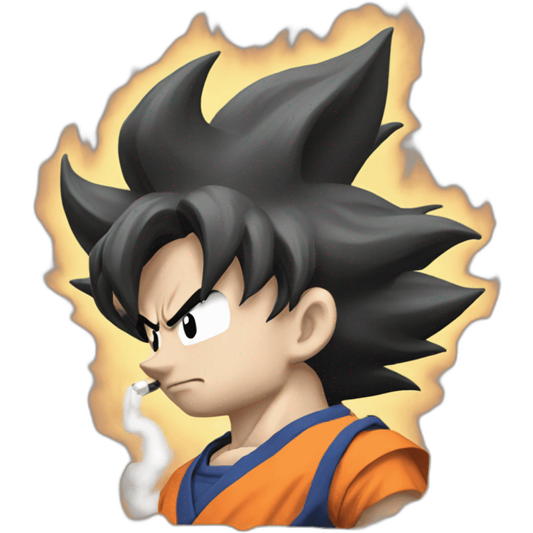 Goku smoke emoji