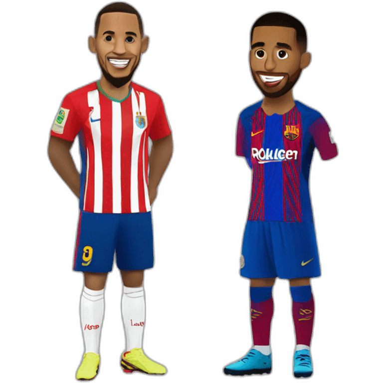 Lewis Hamilton meet messi emoji