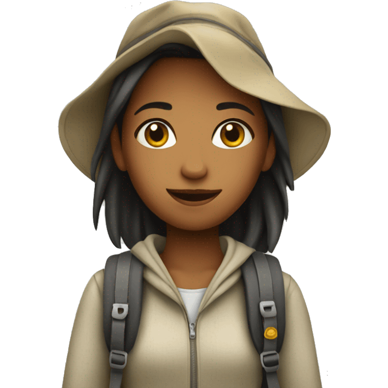 girl travelling emoji