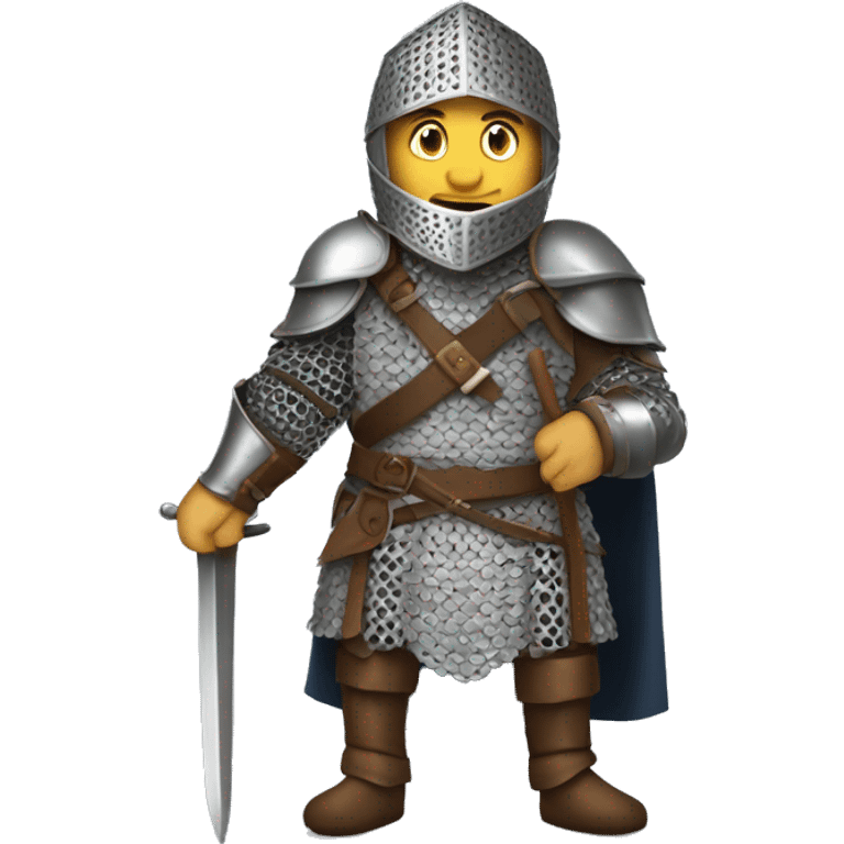 Chappell Roan as a knight in chainmail emoji