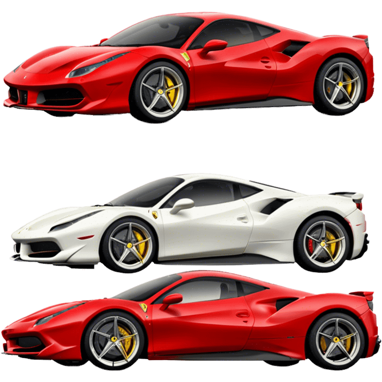 Ferrari 488 GTB - Ferrari (Model Year: 2020) (Iconic colour: Red) emoji