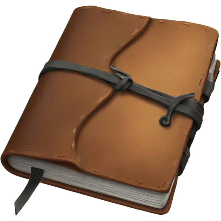 leather journal notebook emoji