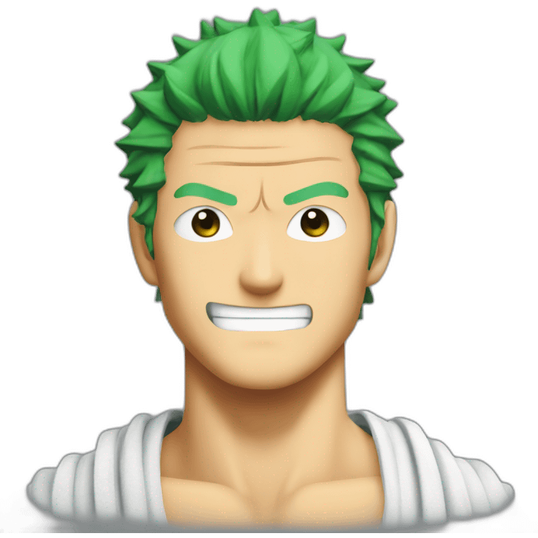 Zoro from one piece emoji