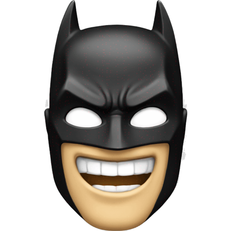 Batman emoji smiling emoji