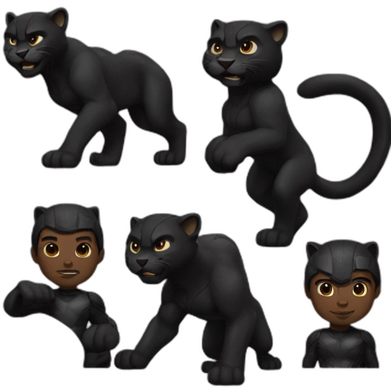 Marvel Black panter emoji