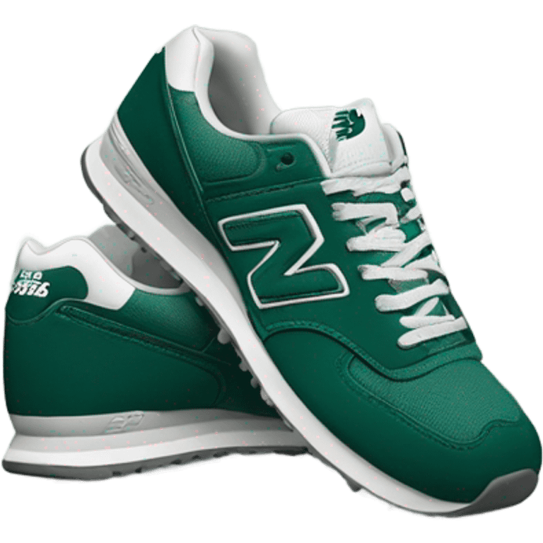 Dark green and white New Balance Shoe emoji