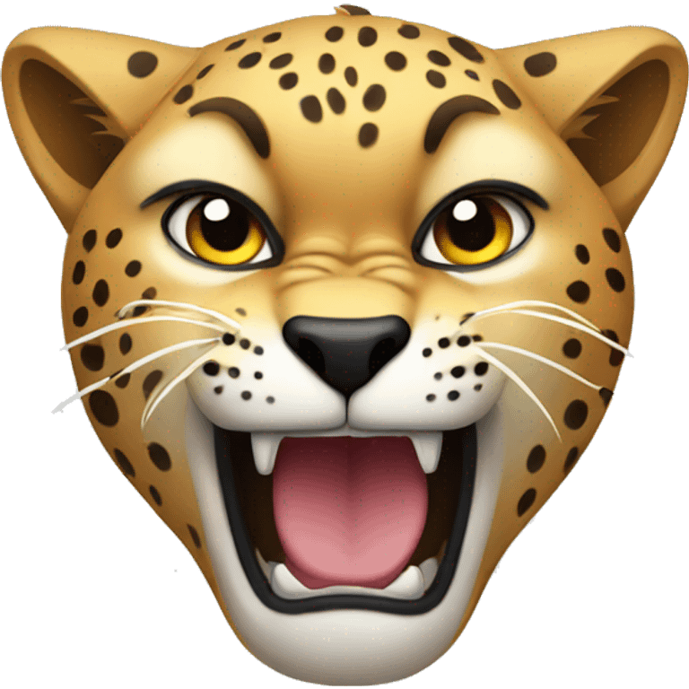 angry cheetah emoji