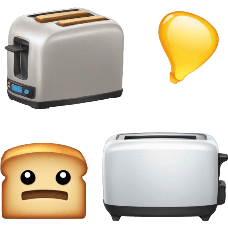 Toaster and bathtub emoji