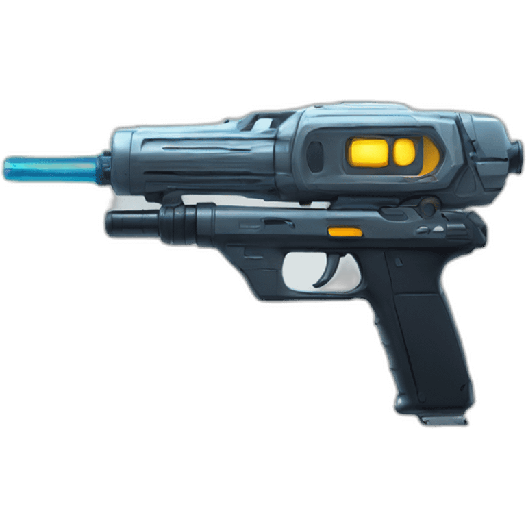 sci-fi laser gun emoji