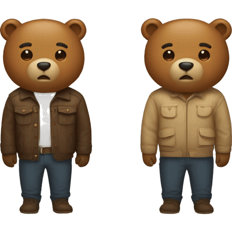 Bear And Man emoji