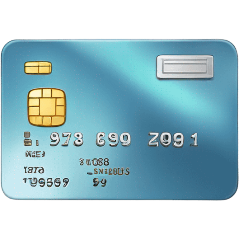 Credit card emoji. emoji