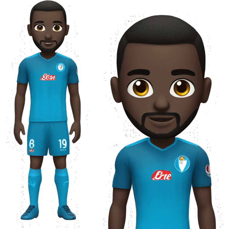 Kalidou Koulibaly footballer napoli emoji