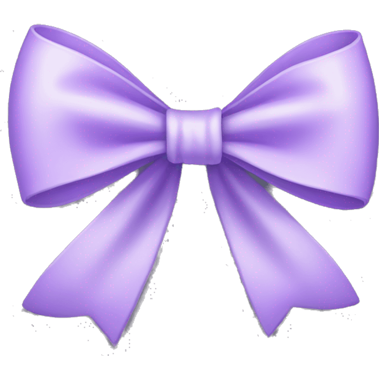 light purple bow emoji