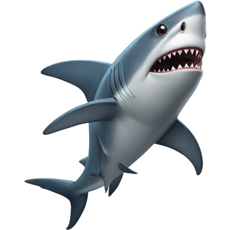 Shark with legs emoji