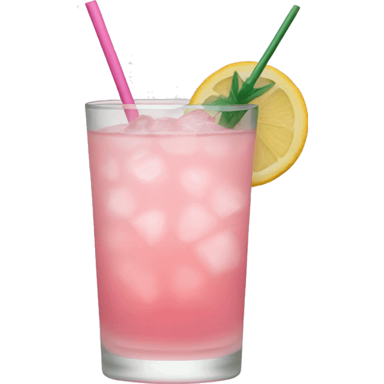 pastel pink cocktail emoji