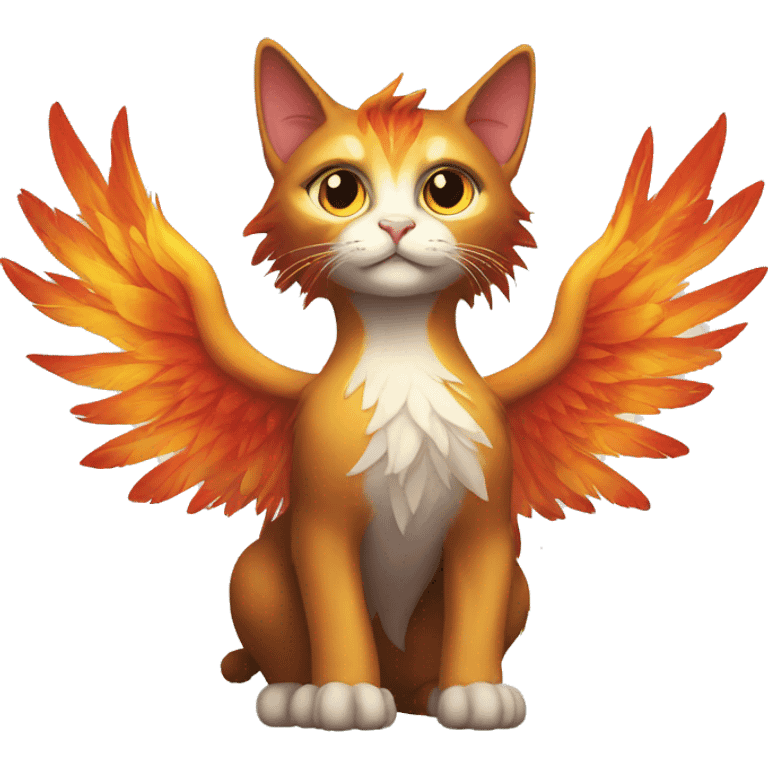 cat phoenix rising emoji