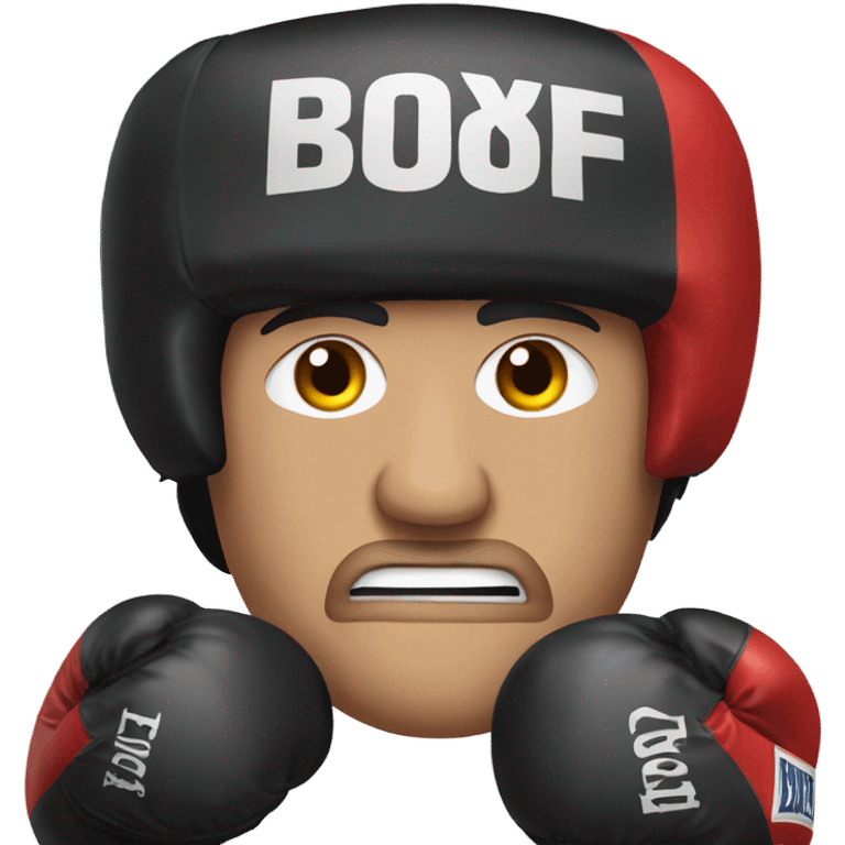 Rocky balboa with his boxing gloves on emoji