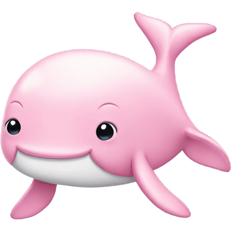 Light pink whale emoji