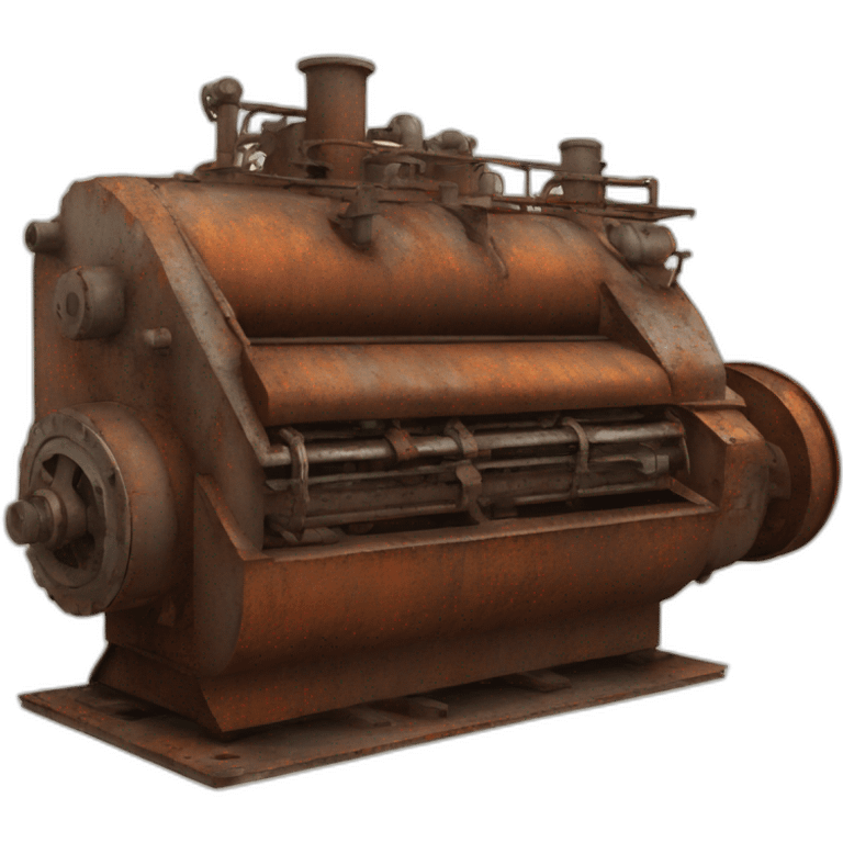 industrial machine rusted emoji