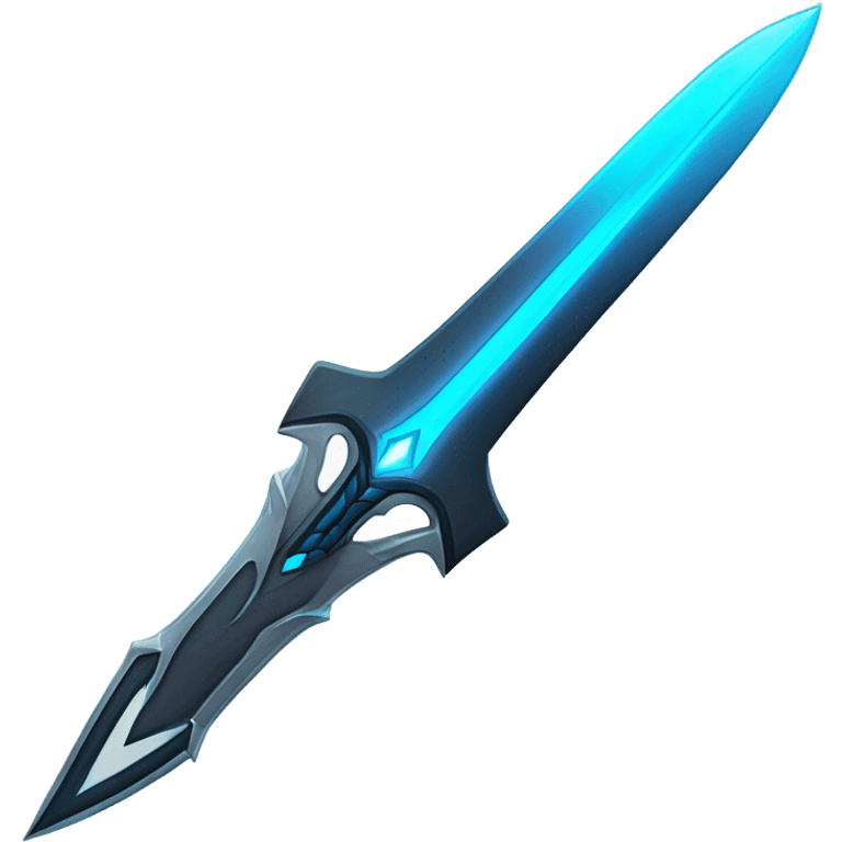 sci-fi multiblade dagger with-blue-ray-blade emoji