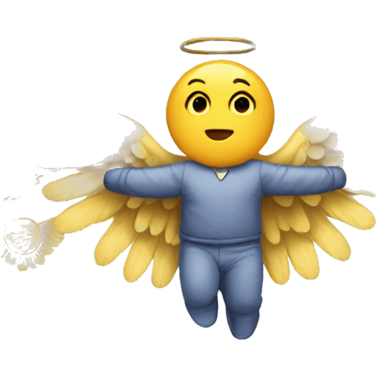 Emoji with wings emoji