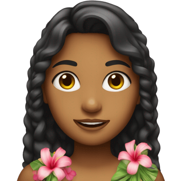 hawaii girl emoji