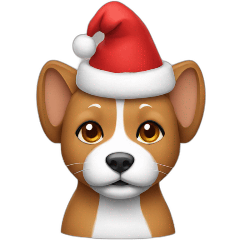 Pawmi with Christmas hat emoji