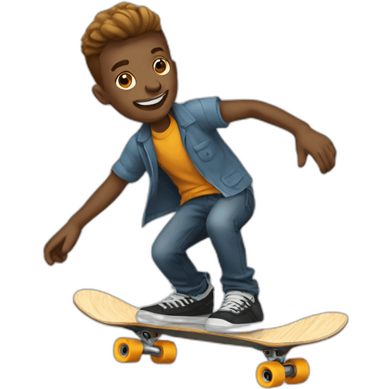 Skateboarding emoji