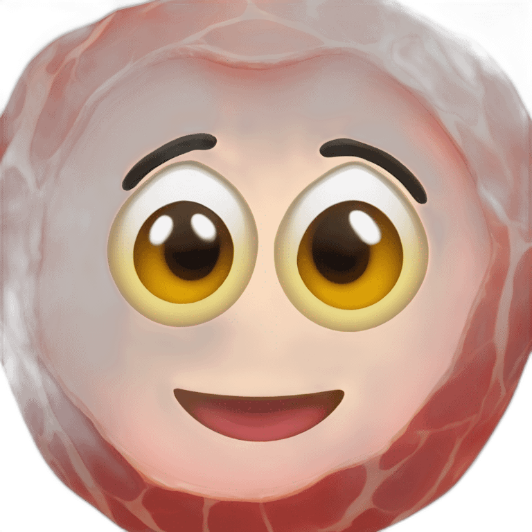 Jamón con ojos emoji