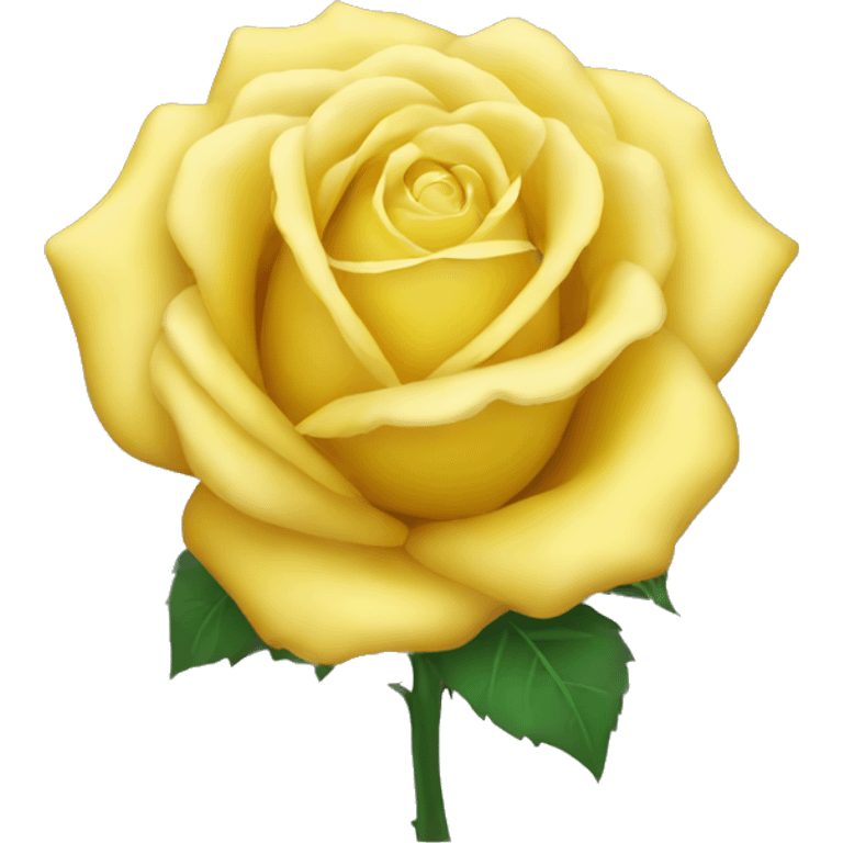 Yellow rose  emoji