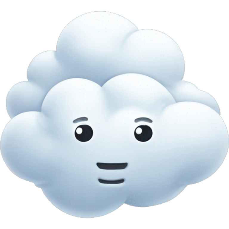 Cloud with Cotton Boxers: A fluffy cloud paired with cotton boxers to represent softness and breathability emoji