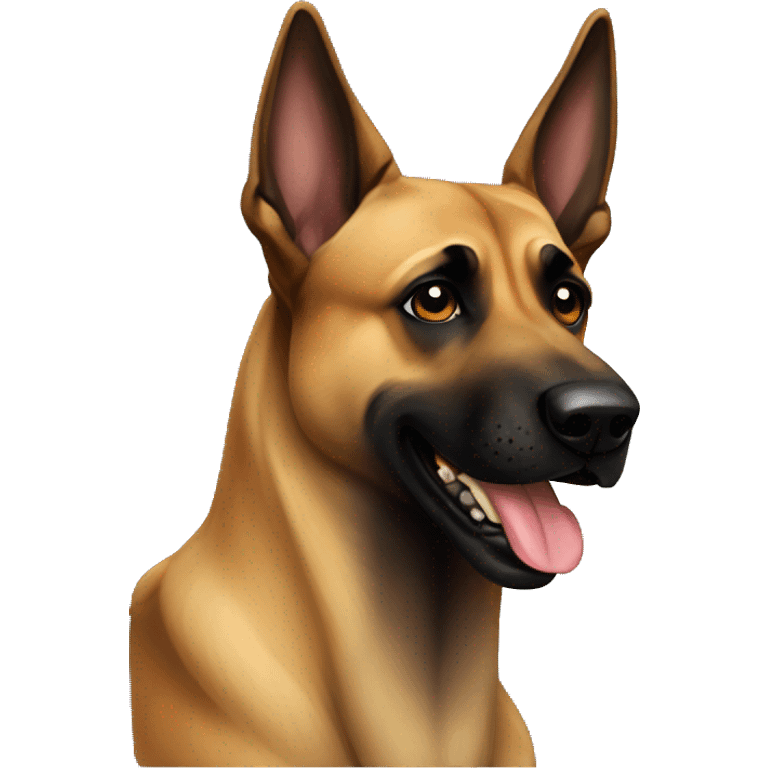 malinois  peur emoji