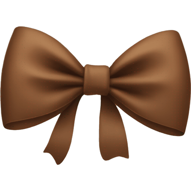 Brown bow emoji