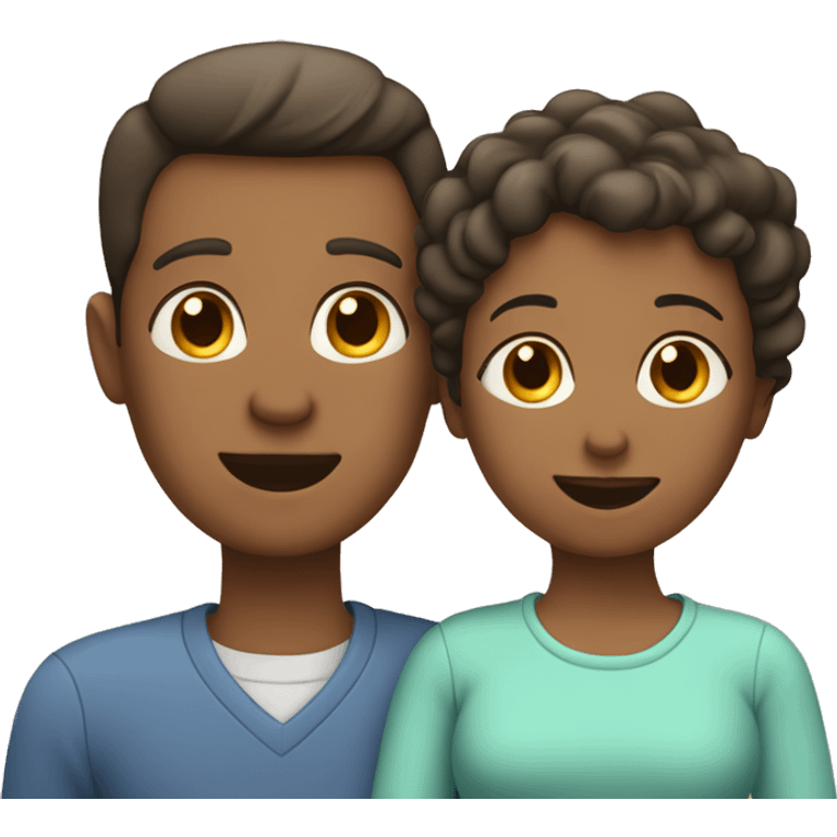 Family mother father son daughter emoji