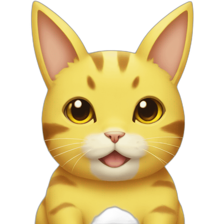 Pikachu cat emoji