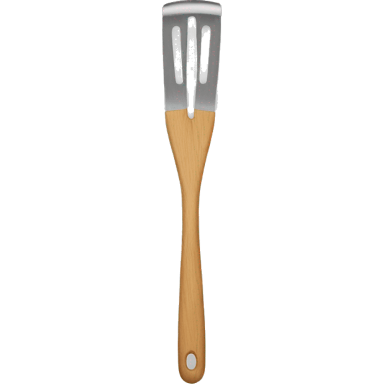 Wooden kitchen tongs emoji