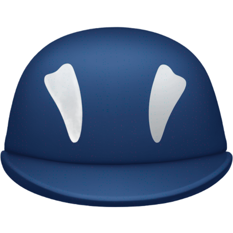 Darl blue hat emoji