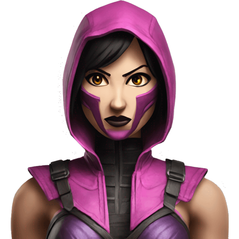 frightened Mileena Mortal Kombat X emoji