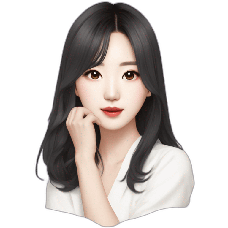 KPOP group Aespa member Kim Min-jeong emoji