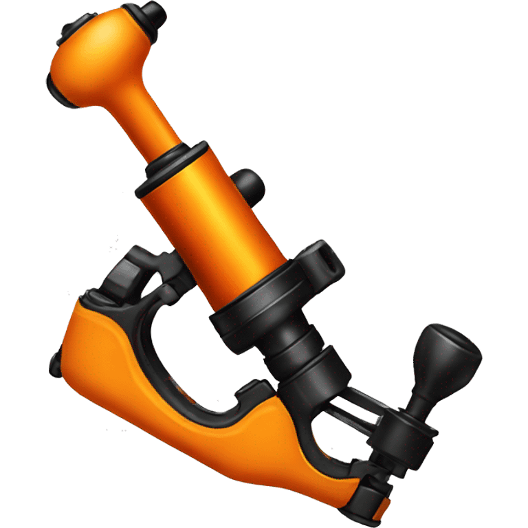 Tattoo machine orange emoji