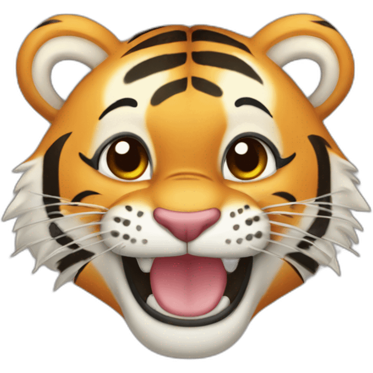 tiger cub winking emoji