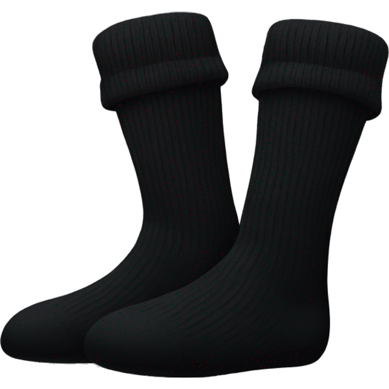 Black socks  emoji