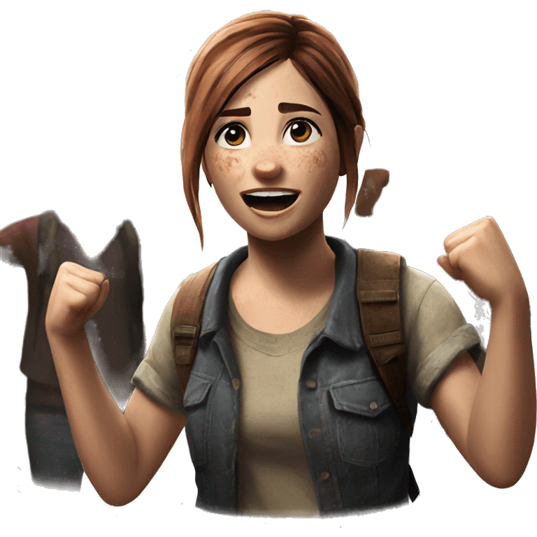 elle the last of us cheering emoji