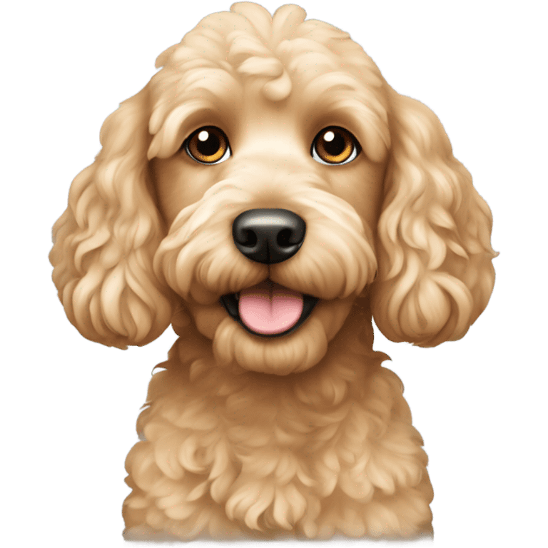 Tan cockerpoo  emoji