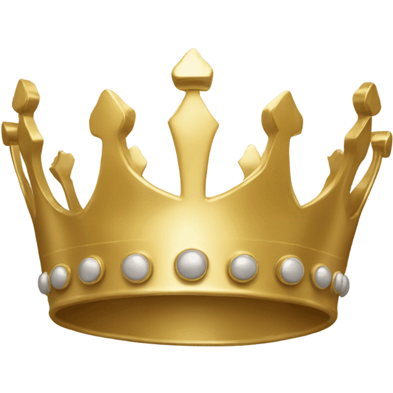 gold simple crown emoji