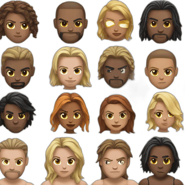 WWE players  emoji