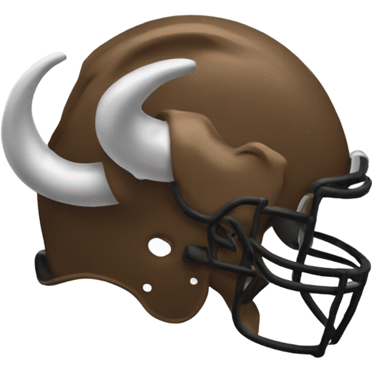 Colorado Buffalos football with horns emoji