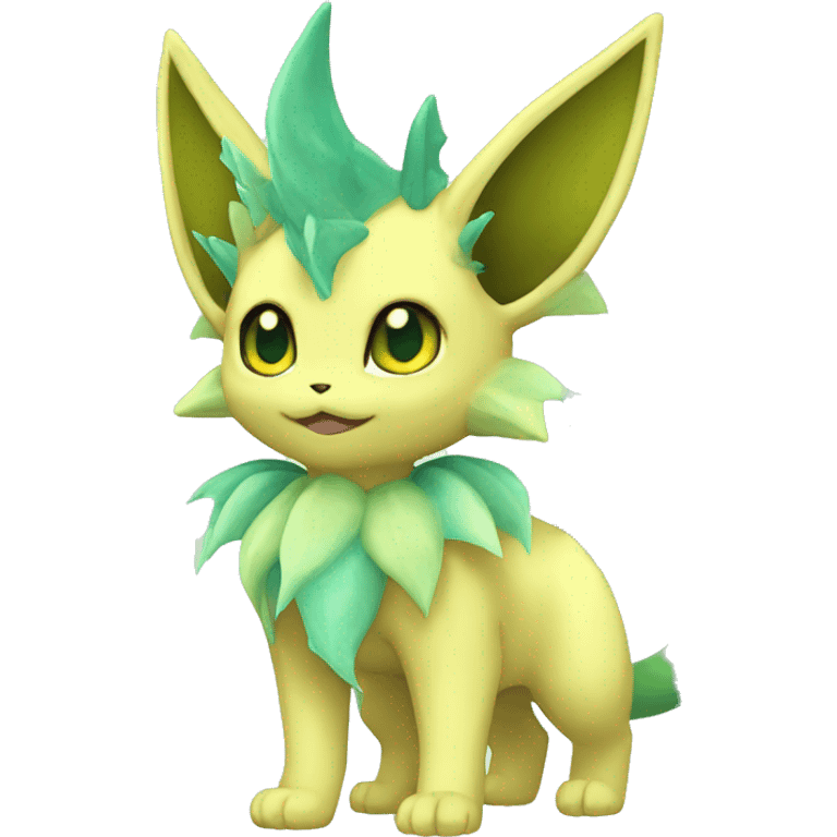 Vaporeon-Leafeon full body emoji