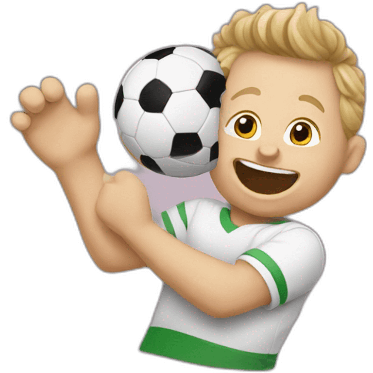 lucky babyfoot player emoji