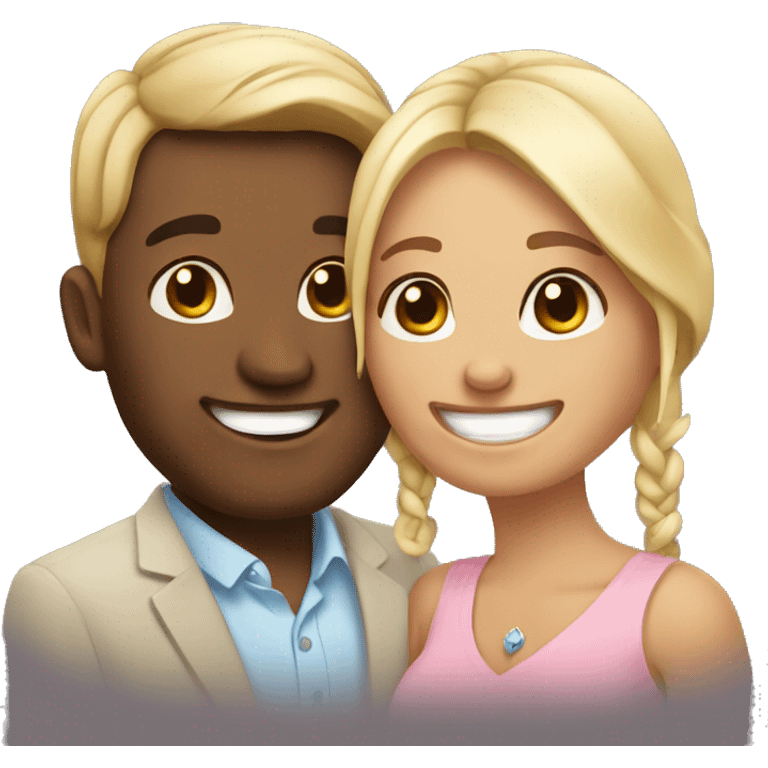 happy couple getting engaged  emoji